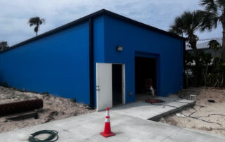 Warehouse showing What are gutters for on the outside